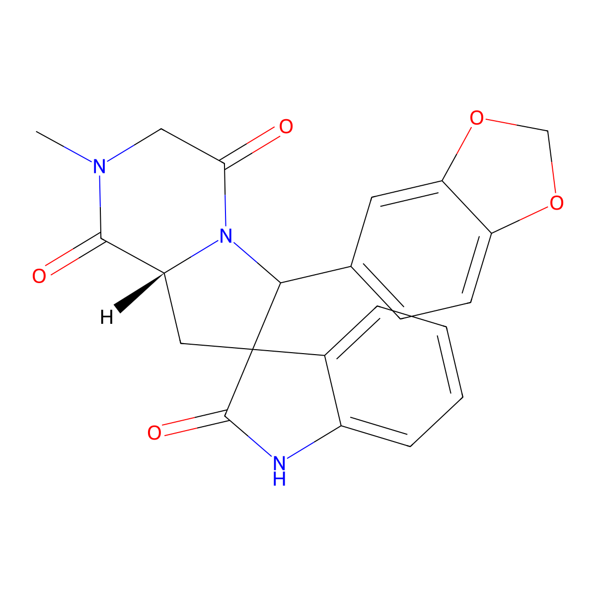 Tadalafil EP Impurity I molecular structure, CAS 2378614-29-8