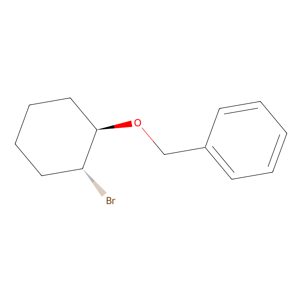 rac-((((1R,2R)-2-bromocyclohexyl)oxy)methyl)benzene molecular structure, CAS 2378698-63-4