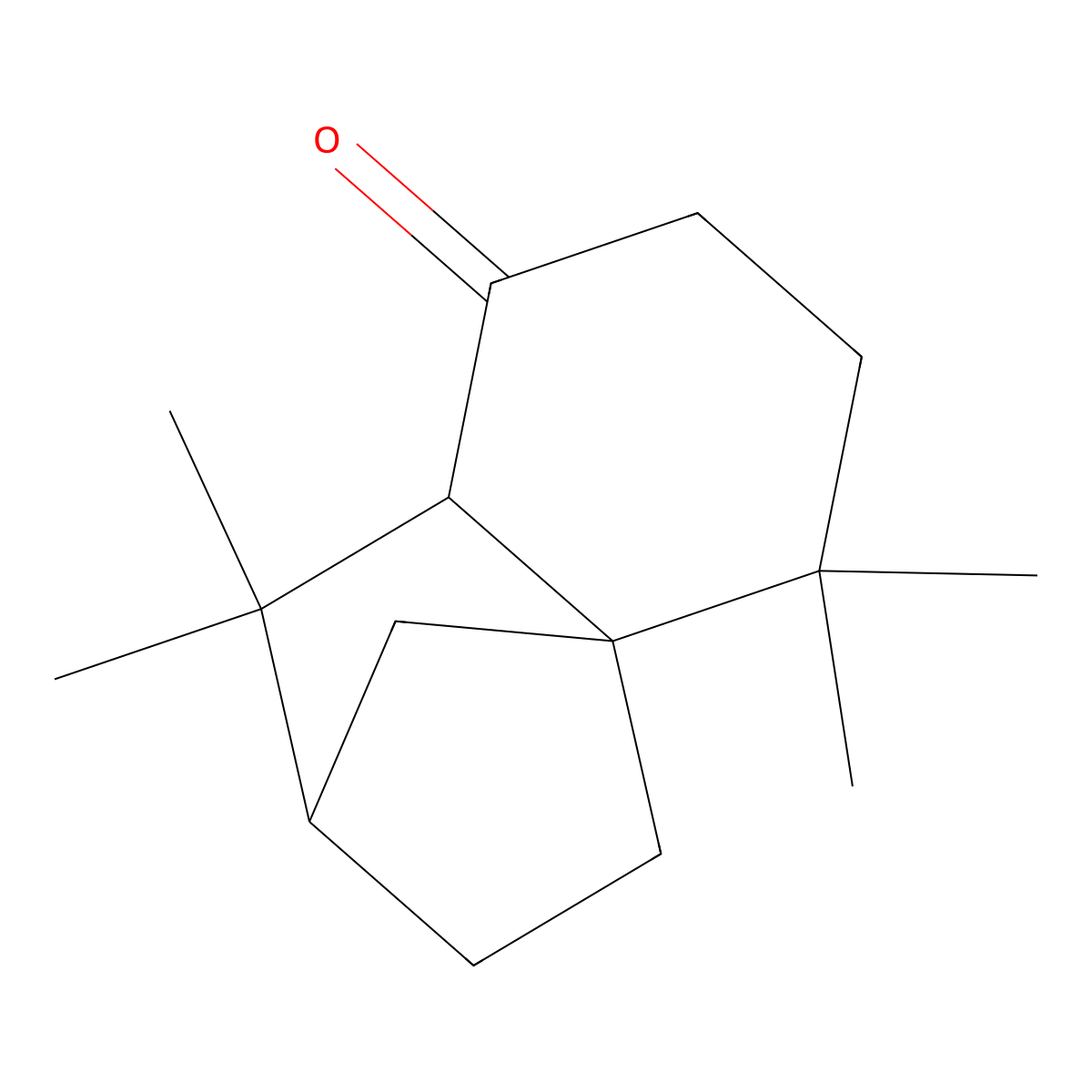 1,3,4,6,7,8a-Hexahydro-1,1,5,5-tetramethyl-2H-2,4a-methanonaphthalen-8(5H)-one molecular structure, CAS 23787-90-8