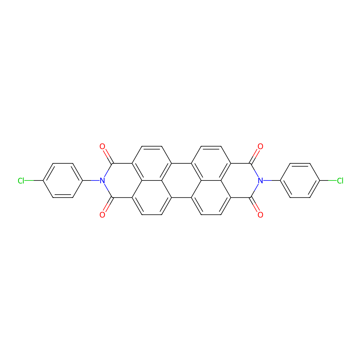 Pigment Red 189 molecular structure, CAS 2379-77-3
