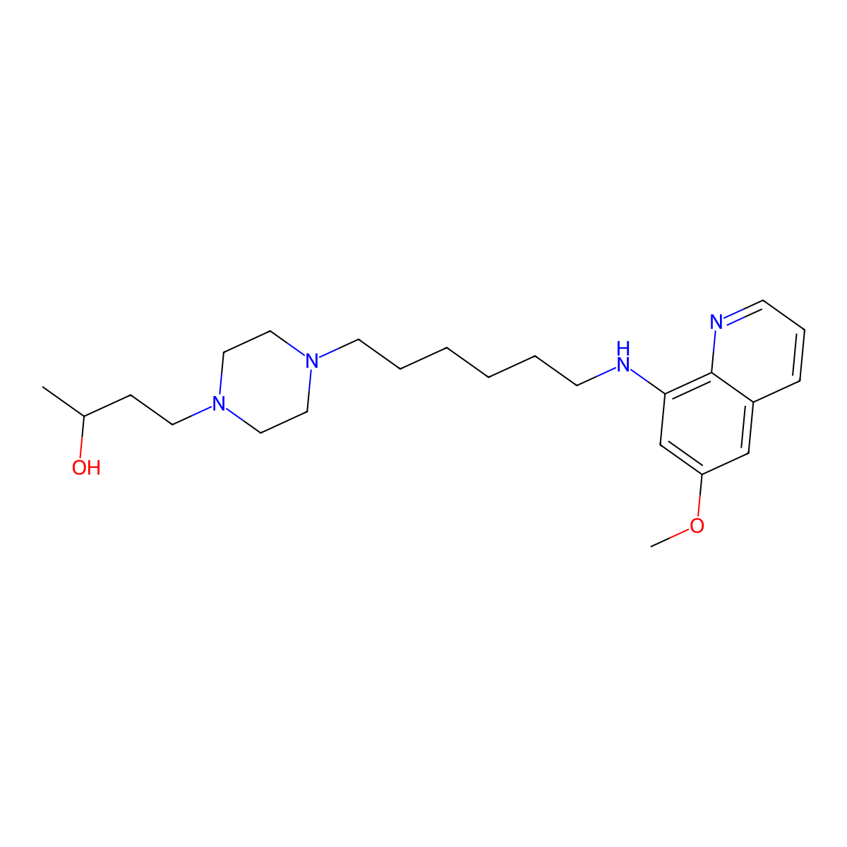 Moxipraquine molecular structure, CAS 23790-08-1