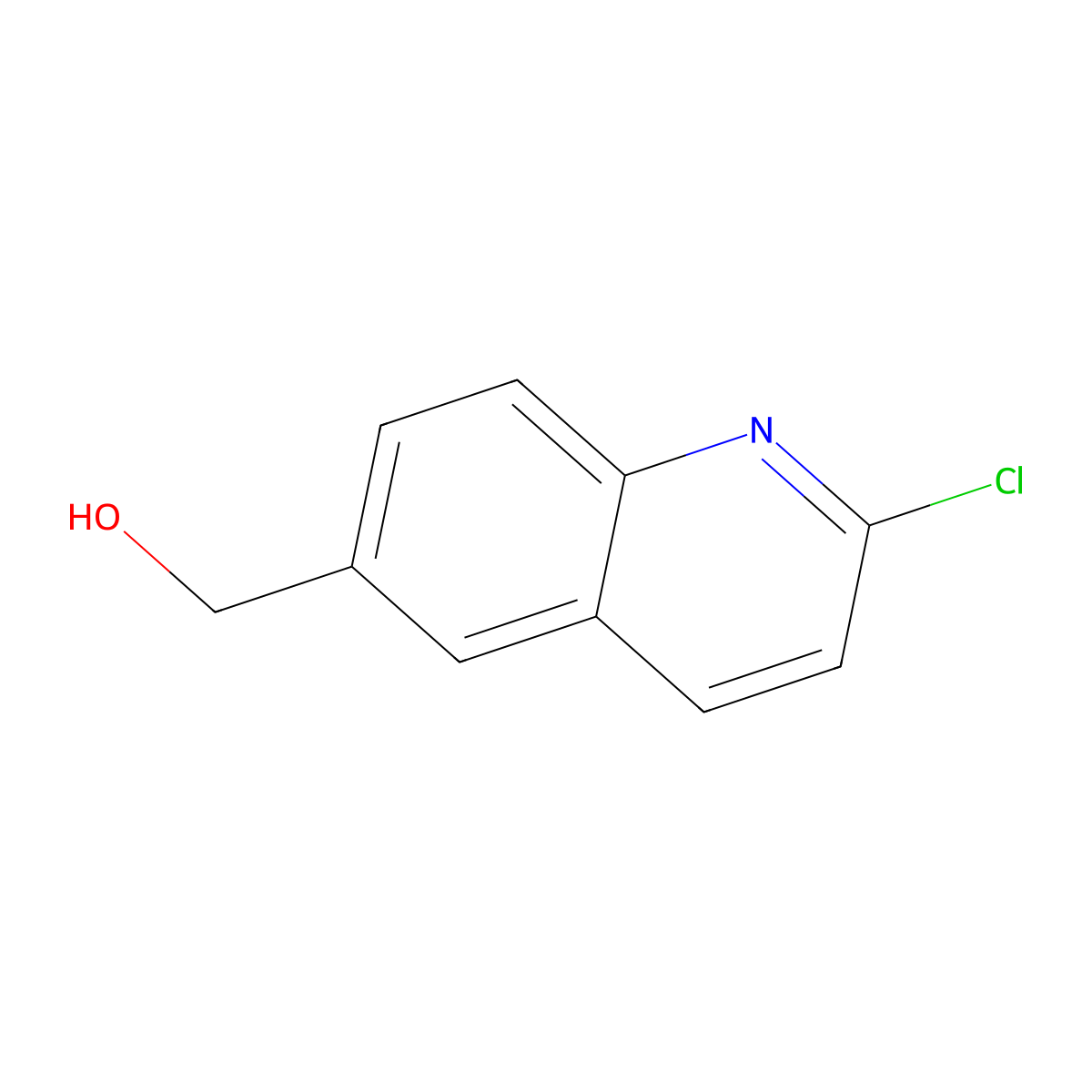 (2-Chloroquinolin-6-yl)methanol molecular structure, CAS 2379272-72-5