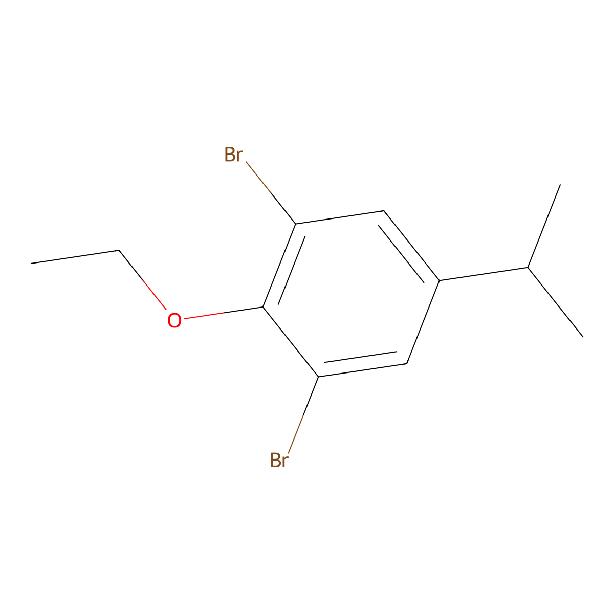 1,3-Dibromo-2-ethoxy-5-isopropylbenzene molecular structure, CAS 2379321-83-0