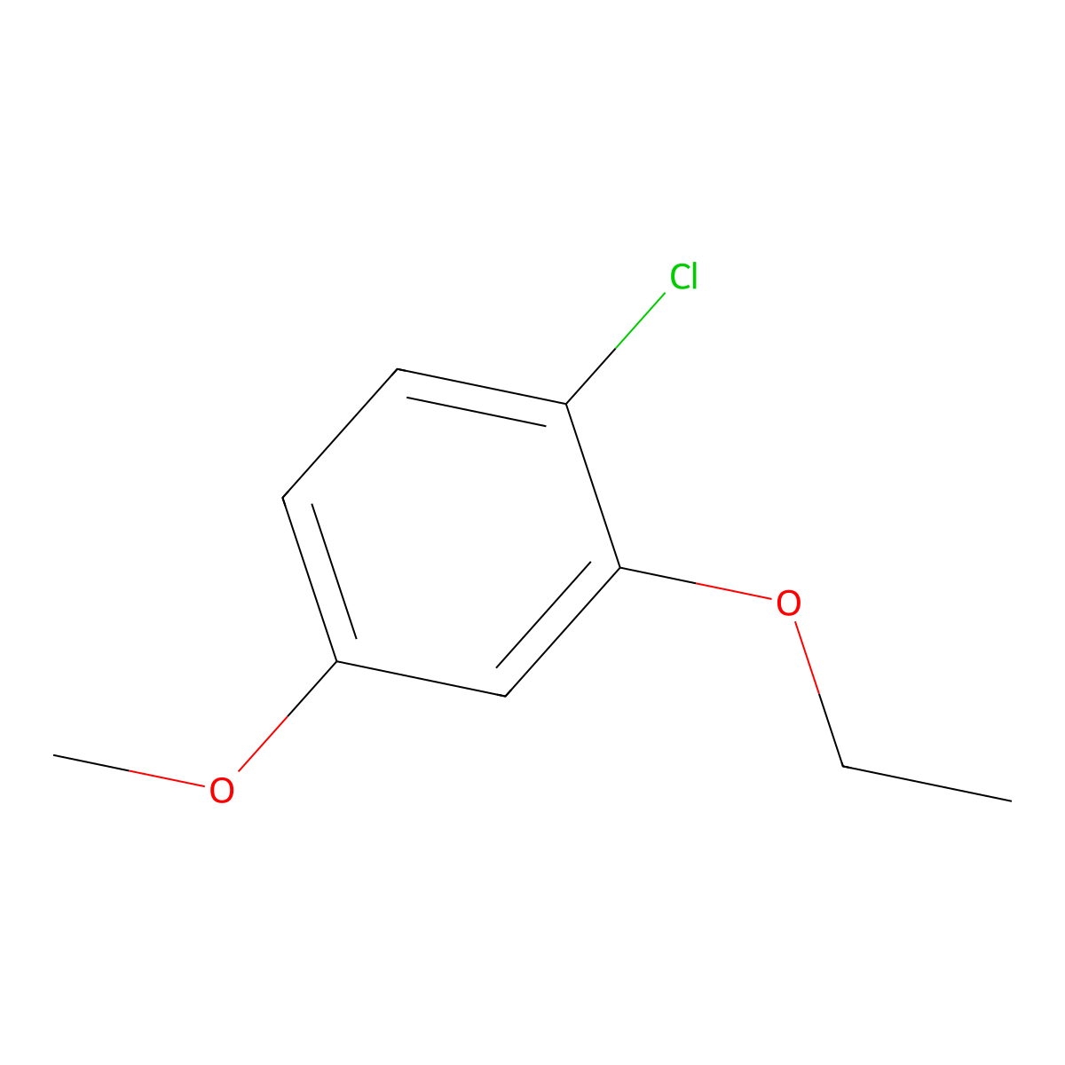 1-Chloro-2-ethoxy-4-methoxybenzene molecular structure, CAS 2379322-24-2