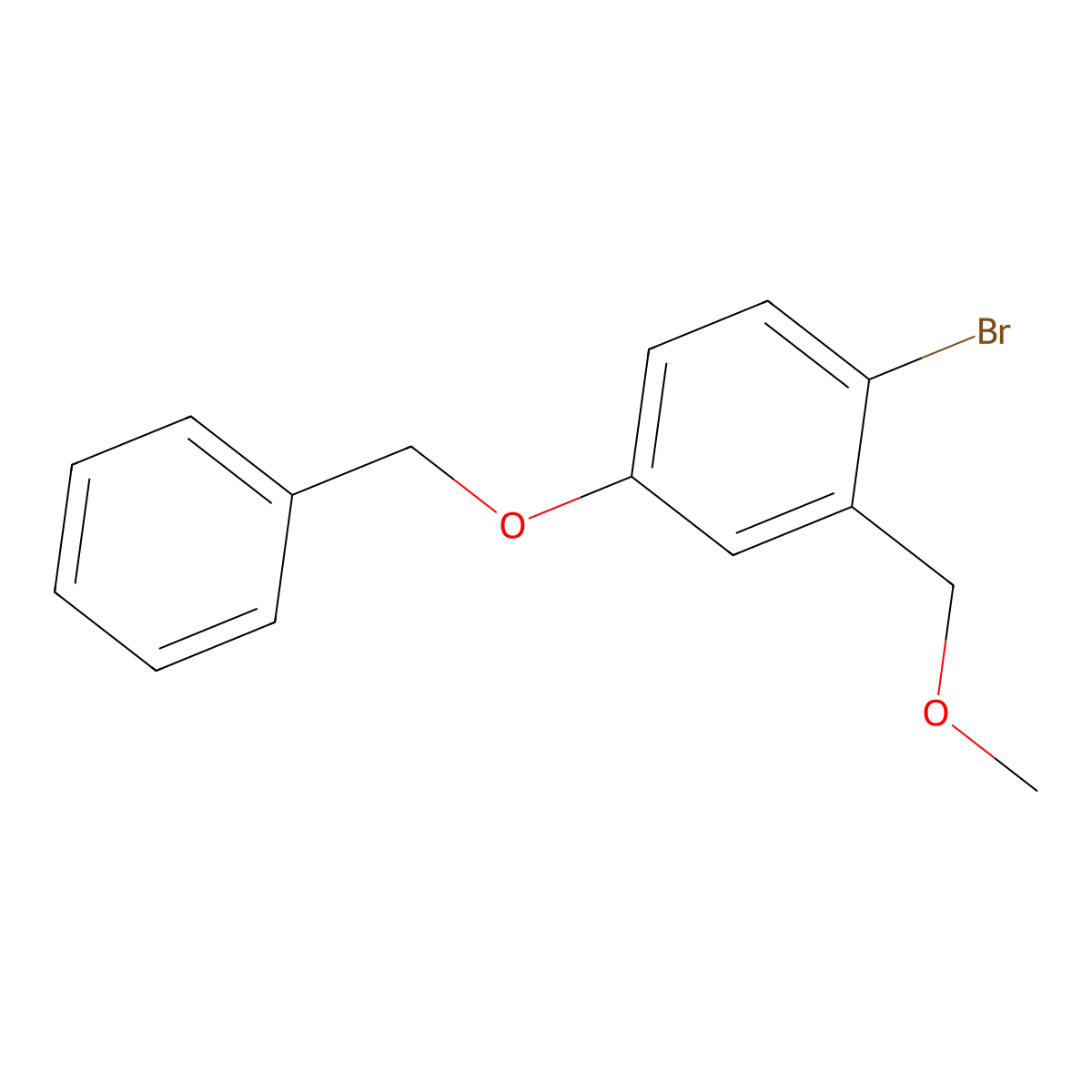 4-(Benzyloxy)-1-bromo-2-(methoxymethyl)benzene molecular structure, CAS 2379322-32-2