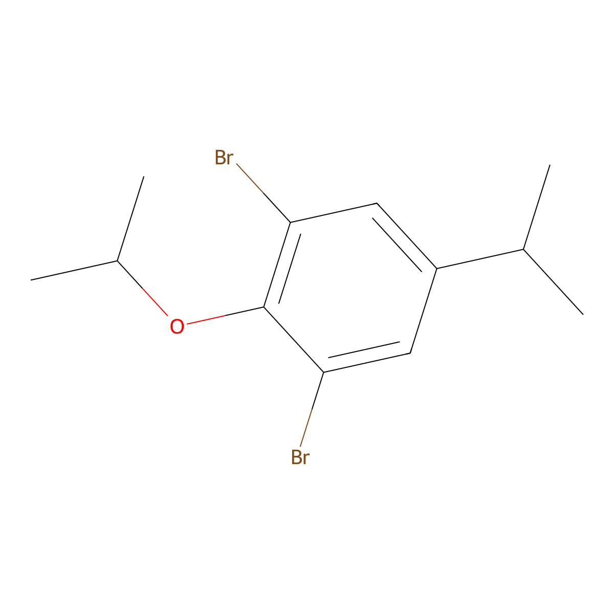 1,3-Bibromo-2-isopropoxy-5-isopropylbenzene molecular structure, CAS 2379322-43-5