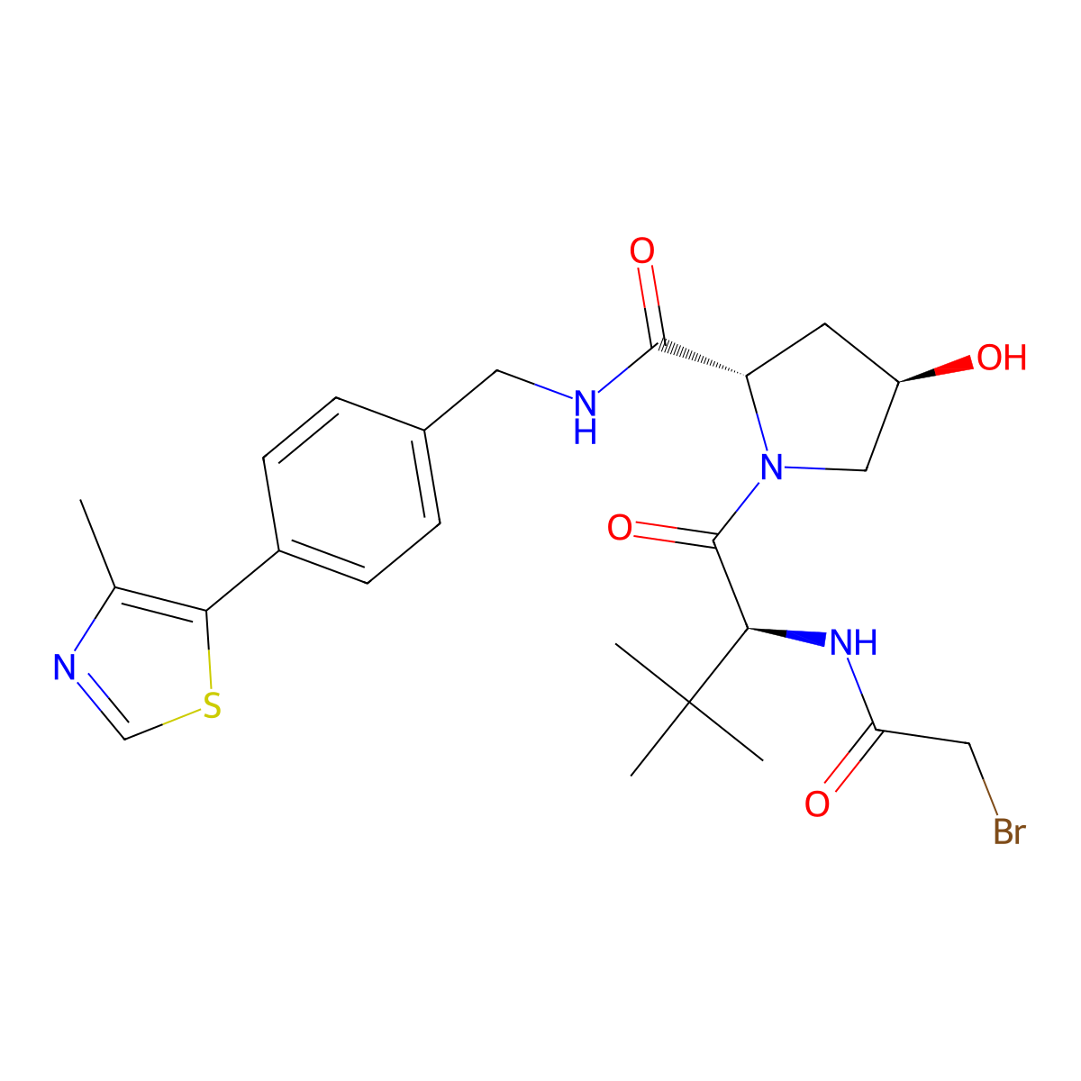 (S,R,S)-AHPC-C1-Br molecular structure, CAS 2379404-33-6