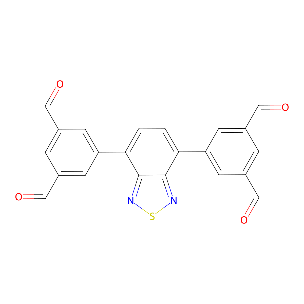 5,5'-(Benzo[c][1,2,5]thiadiazole-4,7-diyl)diisophthalaldehyde molecular structure, CAS 2379454-98-3