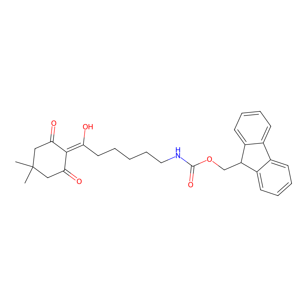 Fmoc-Aca-DIM molecular structure, CAS 2379561-08-5