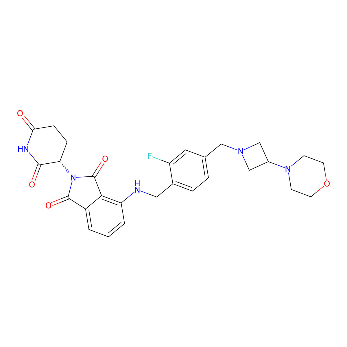 Golcadomide molecular structure, CAS 2379572-34-4