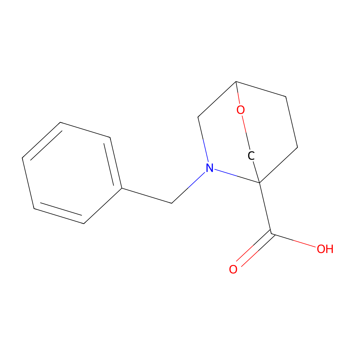 5-Benzyl-2-oxa-5-aza-bicyclo[2.2.2]octane-4-carboxylic acid molecular structure, CAS 2379651-37-1