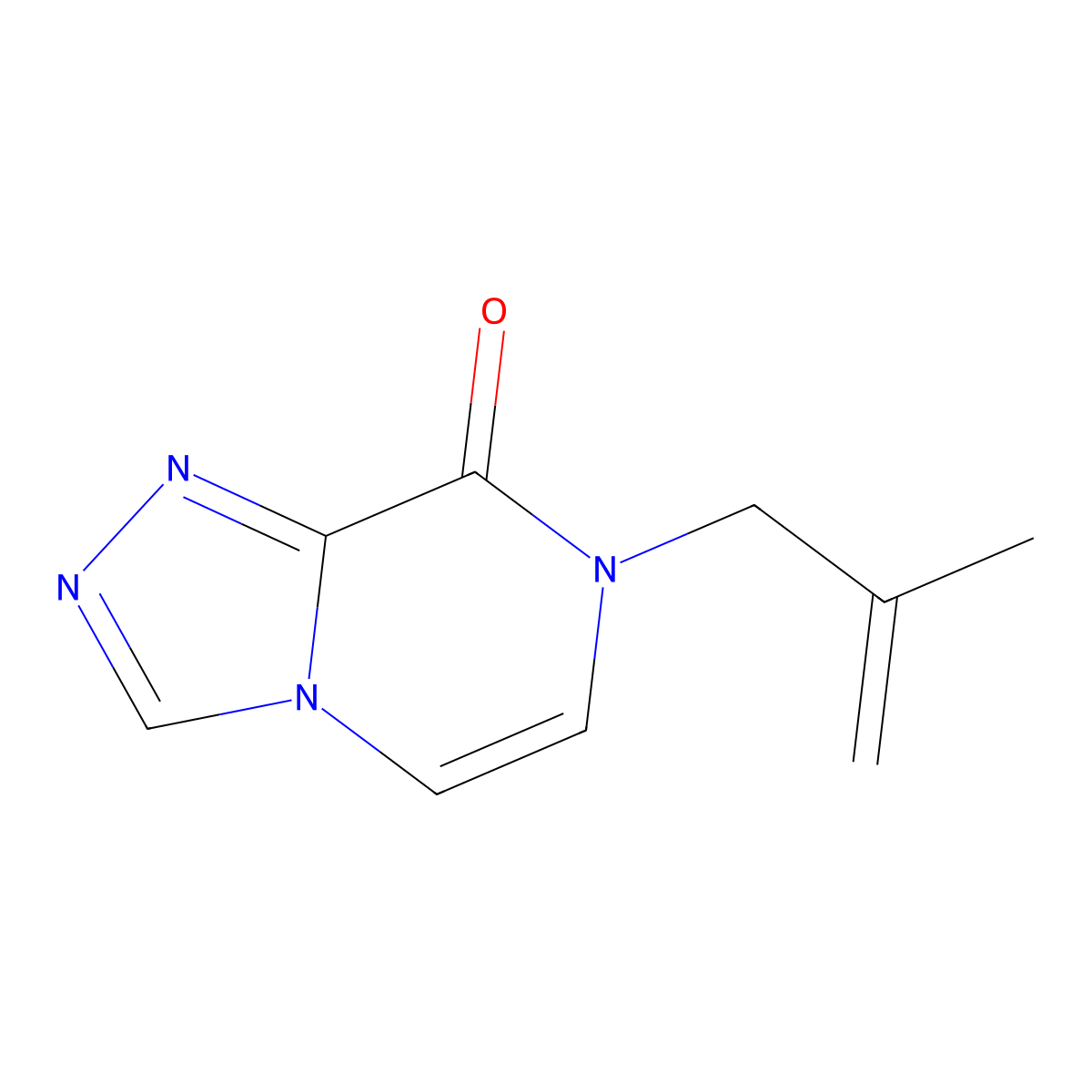 7-(2-methylprop-2-en-1-yl)-7H,8H-[1,2,4]triazolo[4,3-a]pyrazin-8-one molecular structure, CAS 2379951-81-0