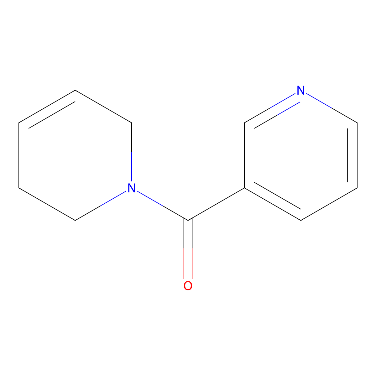 3-(1,2,3,6-Tetrahydropyridine-1-carbonyl)pyridine molecular structure, CAS 2379971-10-3