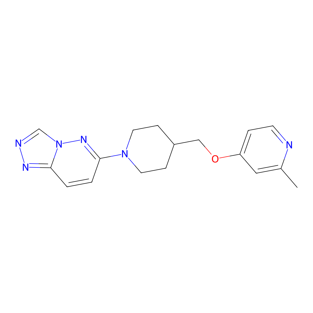 2-Methyl-4-[(1-{[1,2,4]triazolo[4,3-b]pyridazin-6-yl}piperidin-4-yl)methoxy]pyridine molecular structure, CAS 2379972-57-1