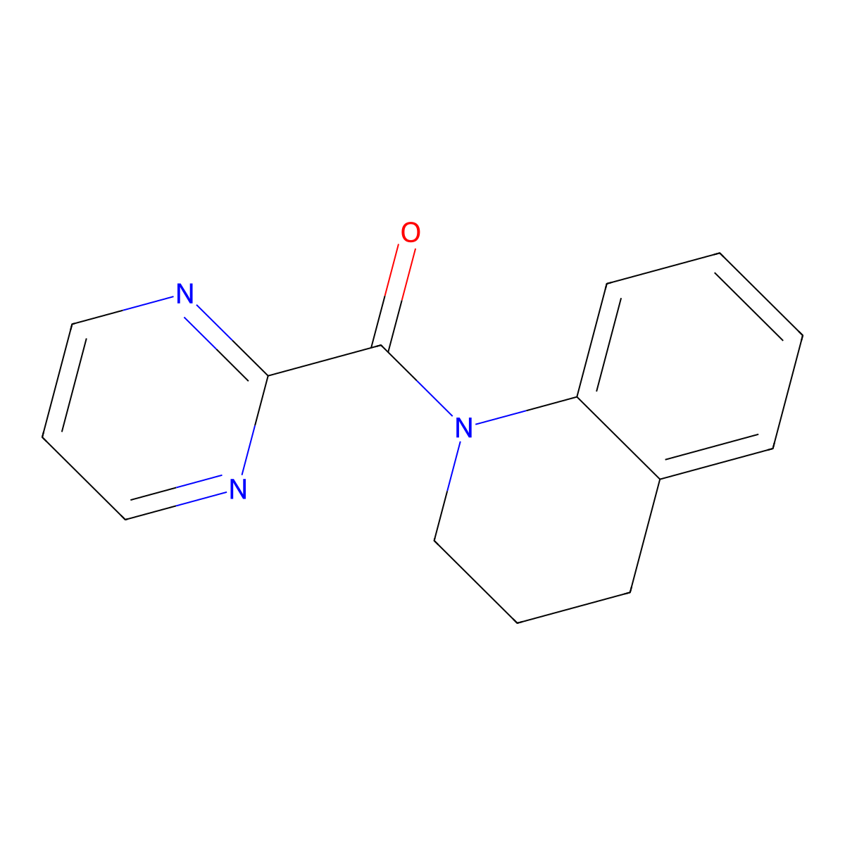 1-(Pyrimidine-2-carbonyl)-1,2,3,4-tetrahydroquinoline molecular structure, CAS 2379977-21-4