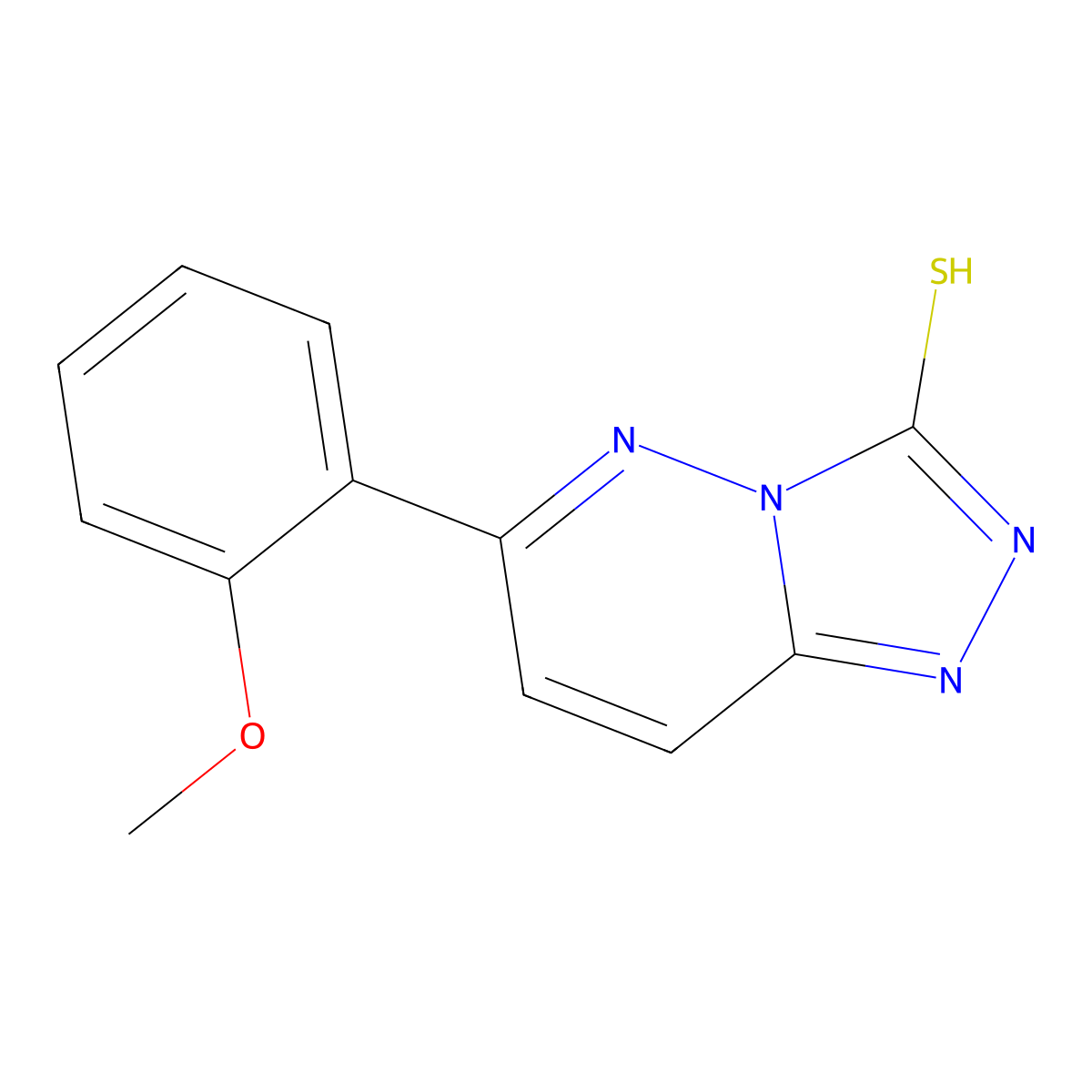 6-(2-Methoxyphenyl)-[1,2,4]triazolo[4,3-b]pyridazine-3-thiol molecular structure, CAS 2379994-88-2