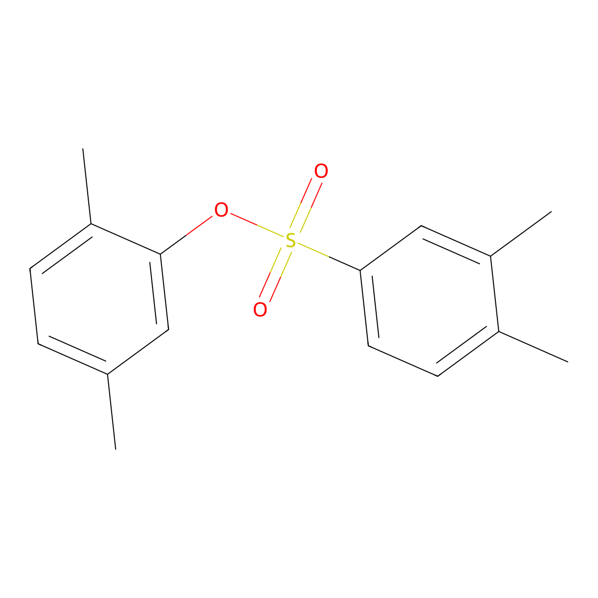 2,5-Dimethylphenyl 3,4-dimethylbenzene-1-sulfonate molecular structure, CAS 2379995-95-4