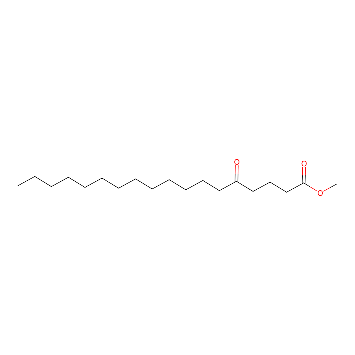Methyl 5-oxooctadecanoate molecular structure, CAS 2380-20-3