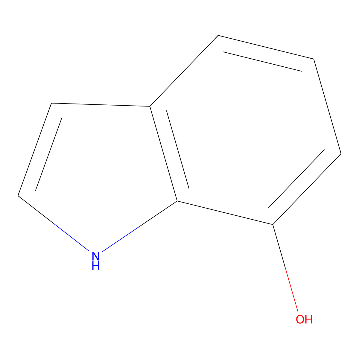 7-Hydroxyindole molecular structure, CAS 2380-84-9