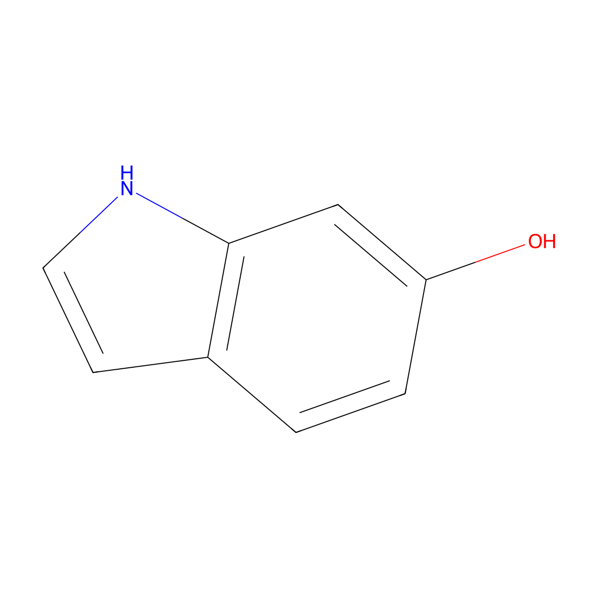 6-Hydroxyindole molecular structure, CAS 2380-86-1