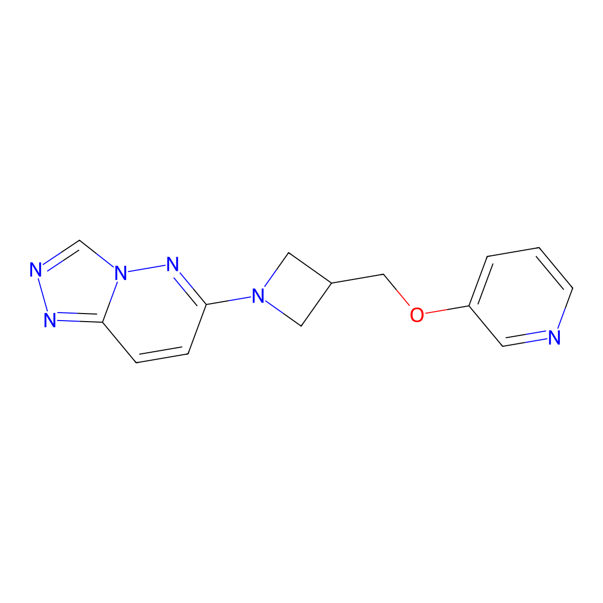 3-[(1-{[1,2,4]Triazolo[4,3-b]pyridazin-6-yl}azetidin-3-yl)methoxy]pyridine molecular structure, CAS 2380011-03-8