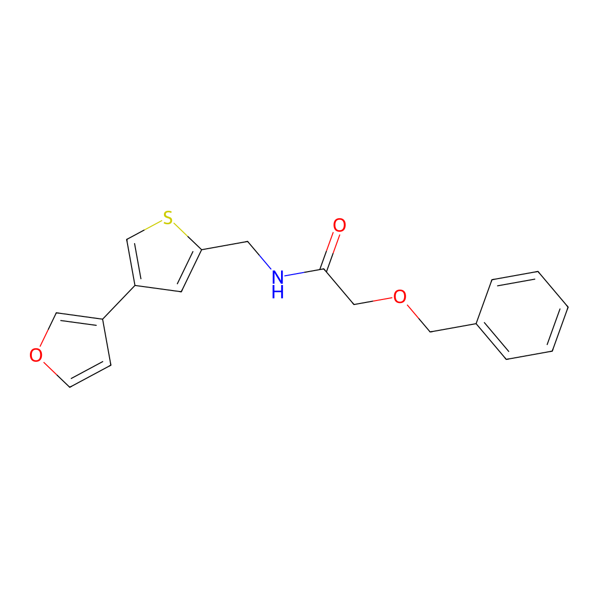 2-(benzyloxy)-N-{[4-(furan-3-yl)thiophen-2-yl]methyl}acetamide molecular structure, CAS 2380032-39-1