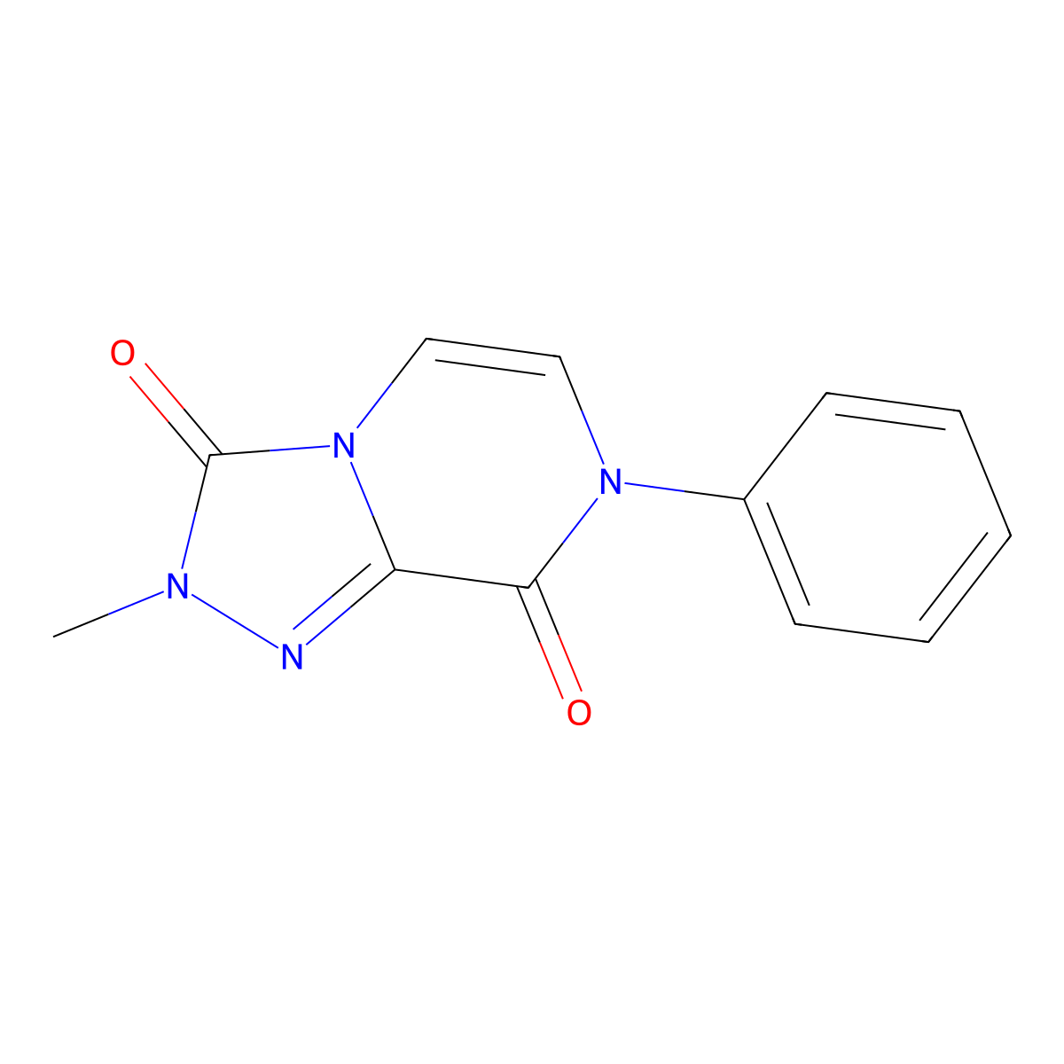 2-methyl-7-phenyl-2H,3H,7H,8H-[1,2,4]triazolo[4,3-a]pyrazine-3,8-dione molecular structure, CAS 2380081-96-7
