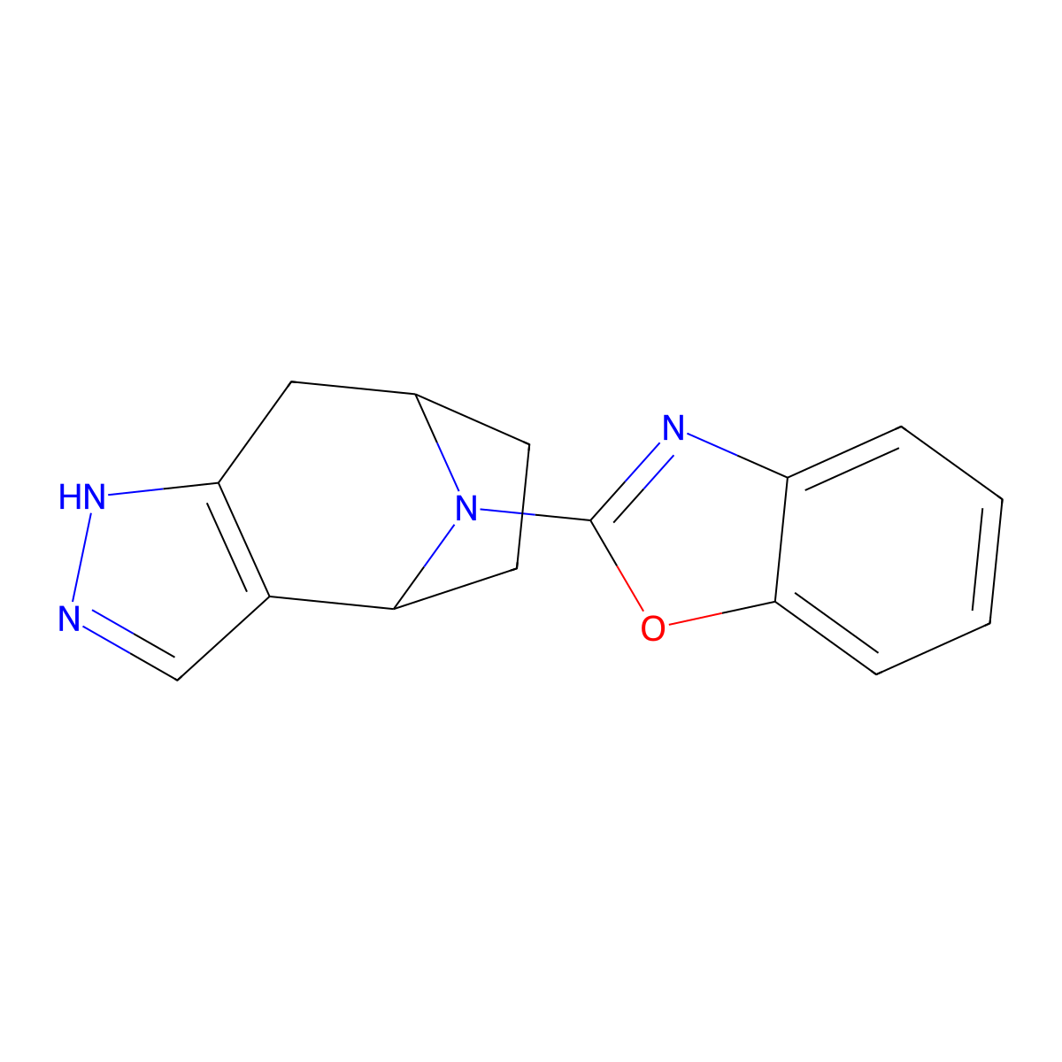 11-(1,3-Benzoxazol-2-yl)-4,5,11-triazatricyclo[6.2.1.0^{2,6}]undeca-2(6),3-diene molecular structure, CAS 2380085-76-5