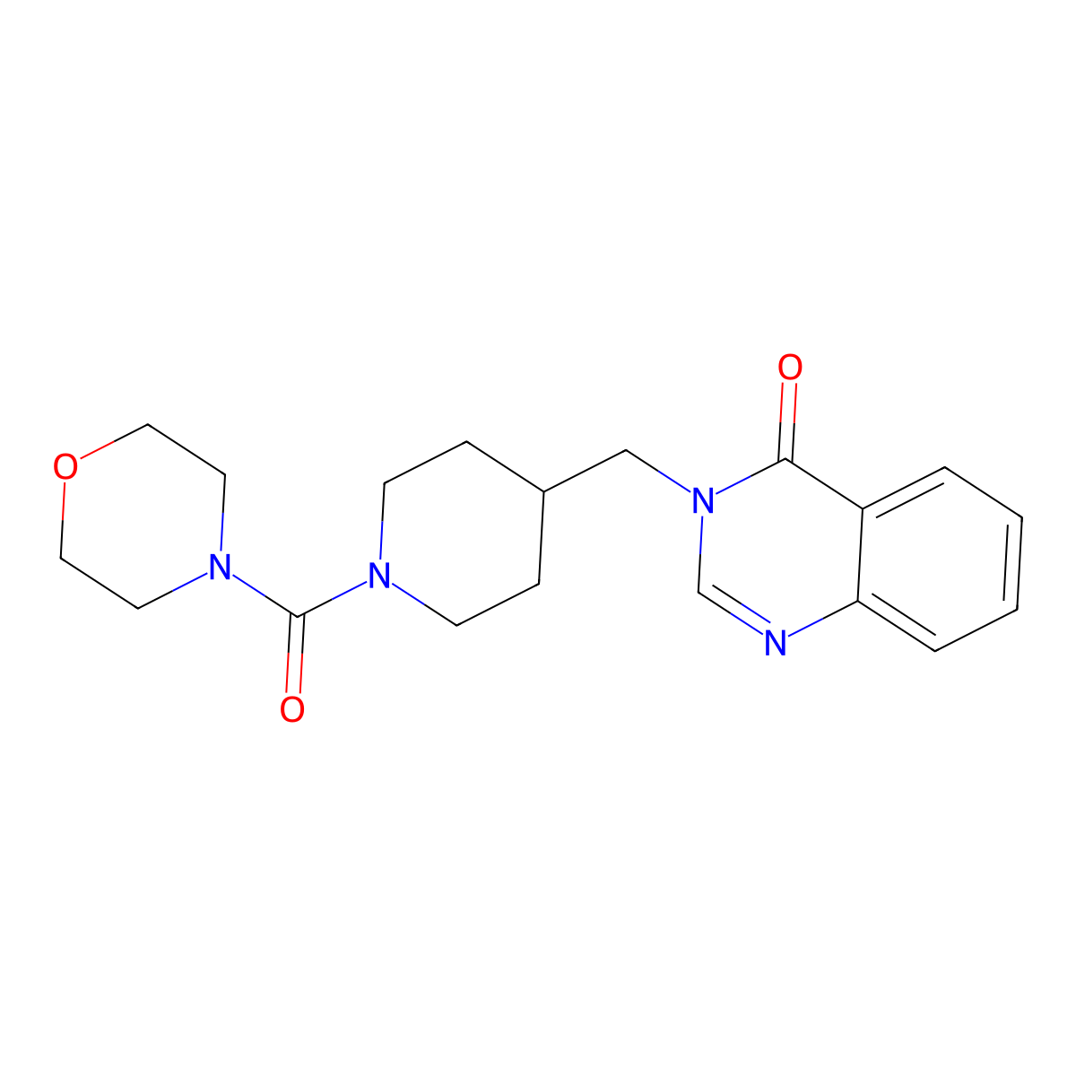 3-{[1-(Morpholine-4-carbonyl)piperidin-4-yl]methyl}-3,4-dihydroquinazolin-4-one molecular structure, CAS 2380140-66-7