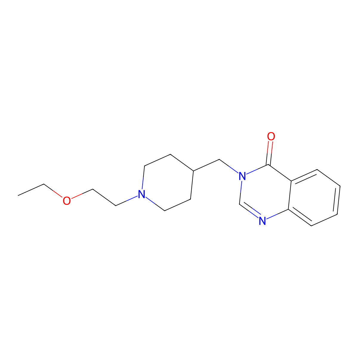 3-{[1-(2-Ethoxyethyl)piperidin-4-yl]methyl}-3,4-dihydroquinazolin-4-one molecular structure, CAS 2380172-27-8