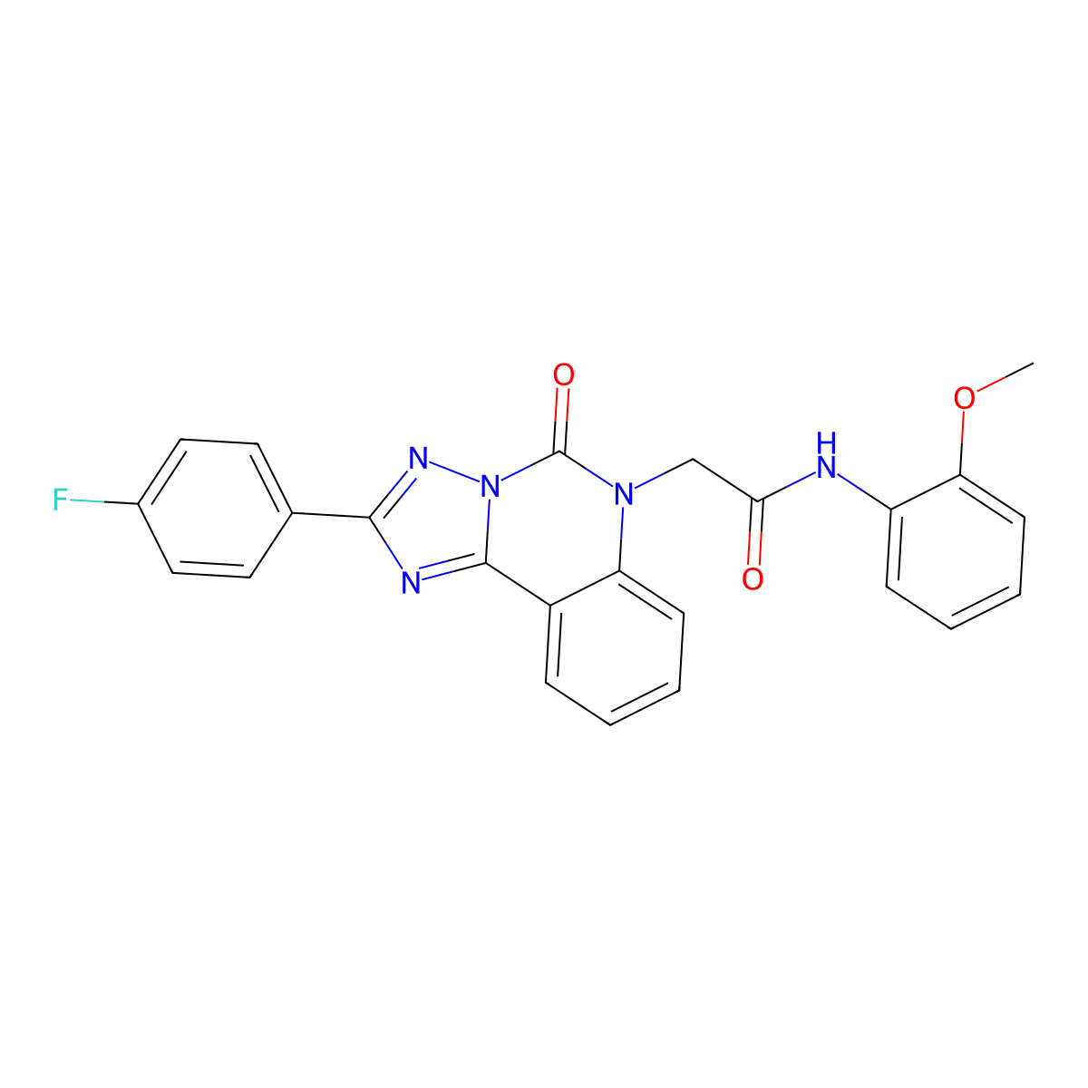 2-[2-(4-fluorophenyl)-5-oxo-5H,6H-[1,2,4]triazolo[1,5-c]quinazolin-6-yl]-N-(2-methoxyphenyl)acetamide molecular structure, CAS 2380177-26-2