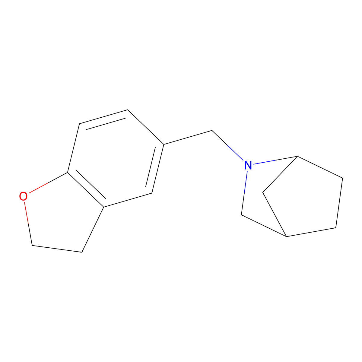 2-[(2,3-Dihydro-1-benzofuran-5-yl)methyl]-2-azabicyclo[2.2.1]heptane molecular structure, CAS 2380178-34-5