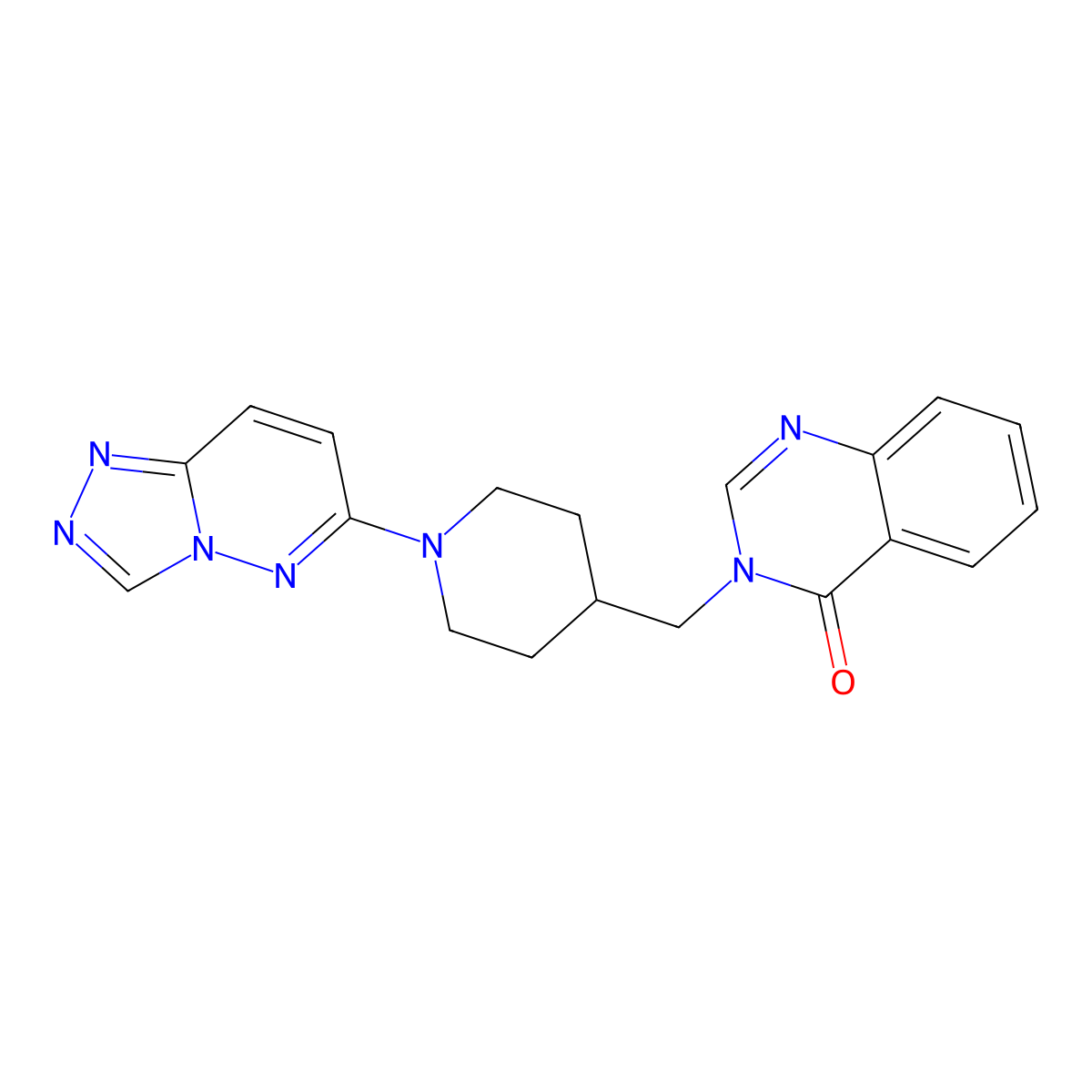 3-[(1-{[1,2,4]Triazolo[4,3-b]pyridazin-6-yl}piperidin-4-yl)methyl]-3,4-dihydroquinazolin-4-one molecular structure, CAS 2380181-61-1
