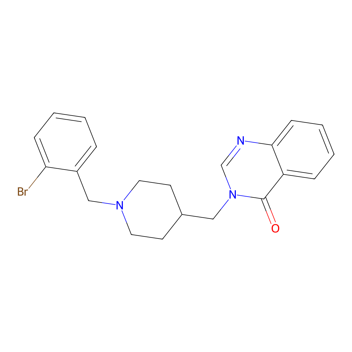 3-({1-[(2-Bromophenyl)methyl]piperidin-4-yl}methyl)-3,4-dihydroquinazolin-4-one molecular structure, CAS 2380183-36-6