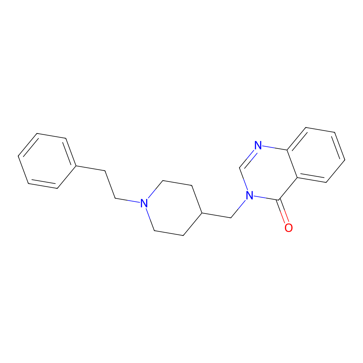 3-{[1-(2-Phenylethyl)piperidin-4-yl]methyl}-3,4-dihydroquinazolin-4-one molecular structure, CAS 2380184-08-5