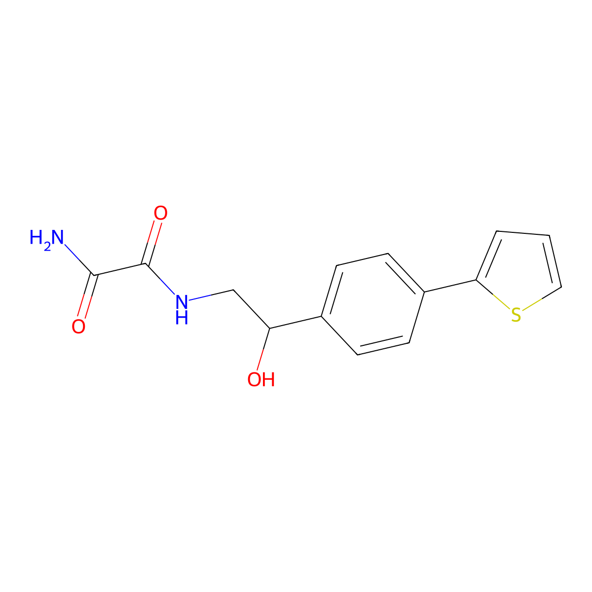 N'-{2-hydroxy-2-[4-(thiophen-2-yl)phenyl]ethyl}ethanediamide molecular structure, CAS 2380187-24-4