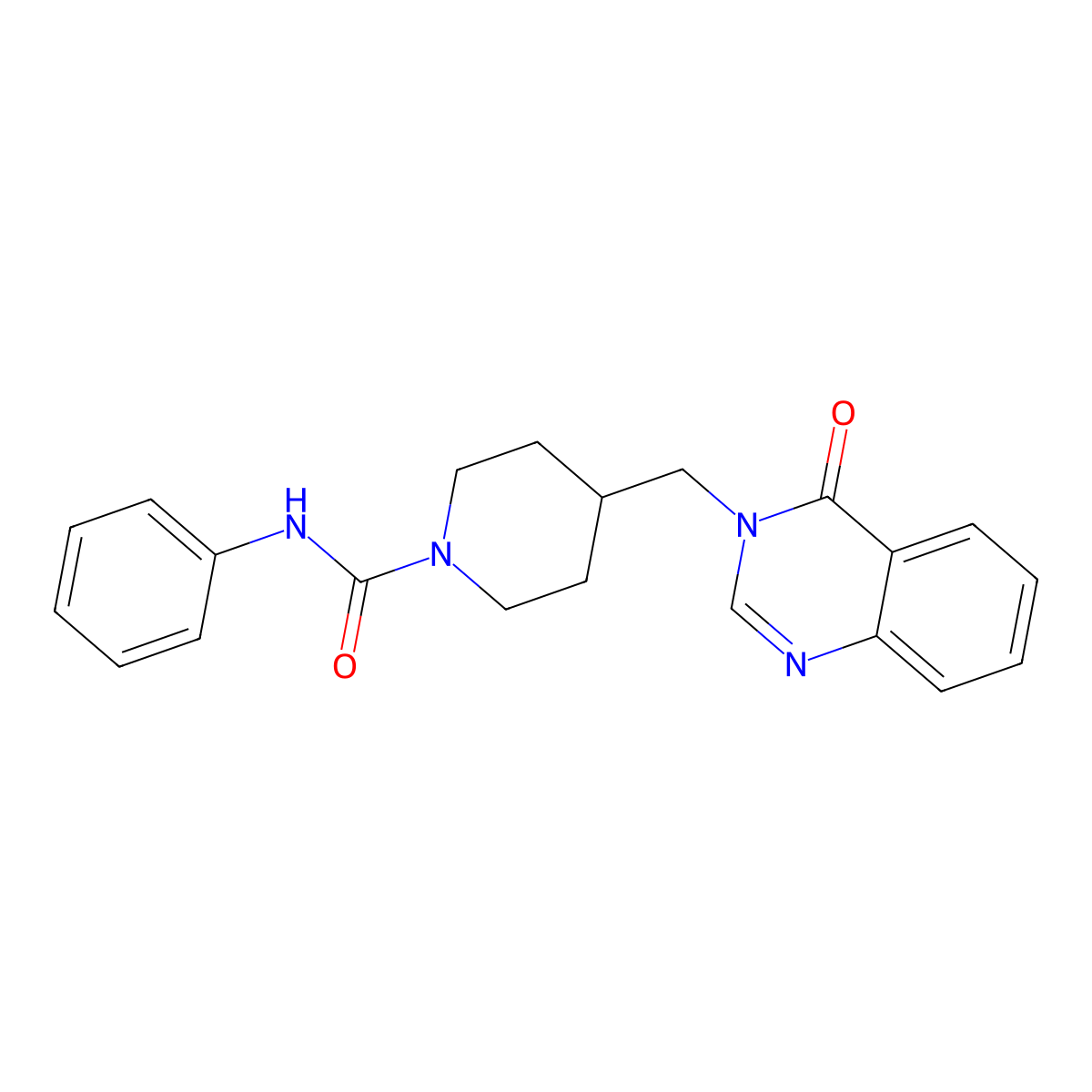 4-[(4-oxo-3,4-dihydroquinazolin-3-yl)methyl]-N-phenylpiperidine-1-carboxamide molecular structure, CAS 2380192-23-2