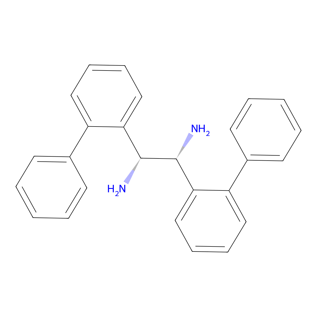 (1R,2R)-1,2-di([1,1'-biphenyl]-2-yl)ethane-1,2-diamine molecular structure, CAS 2380225-24-9