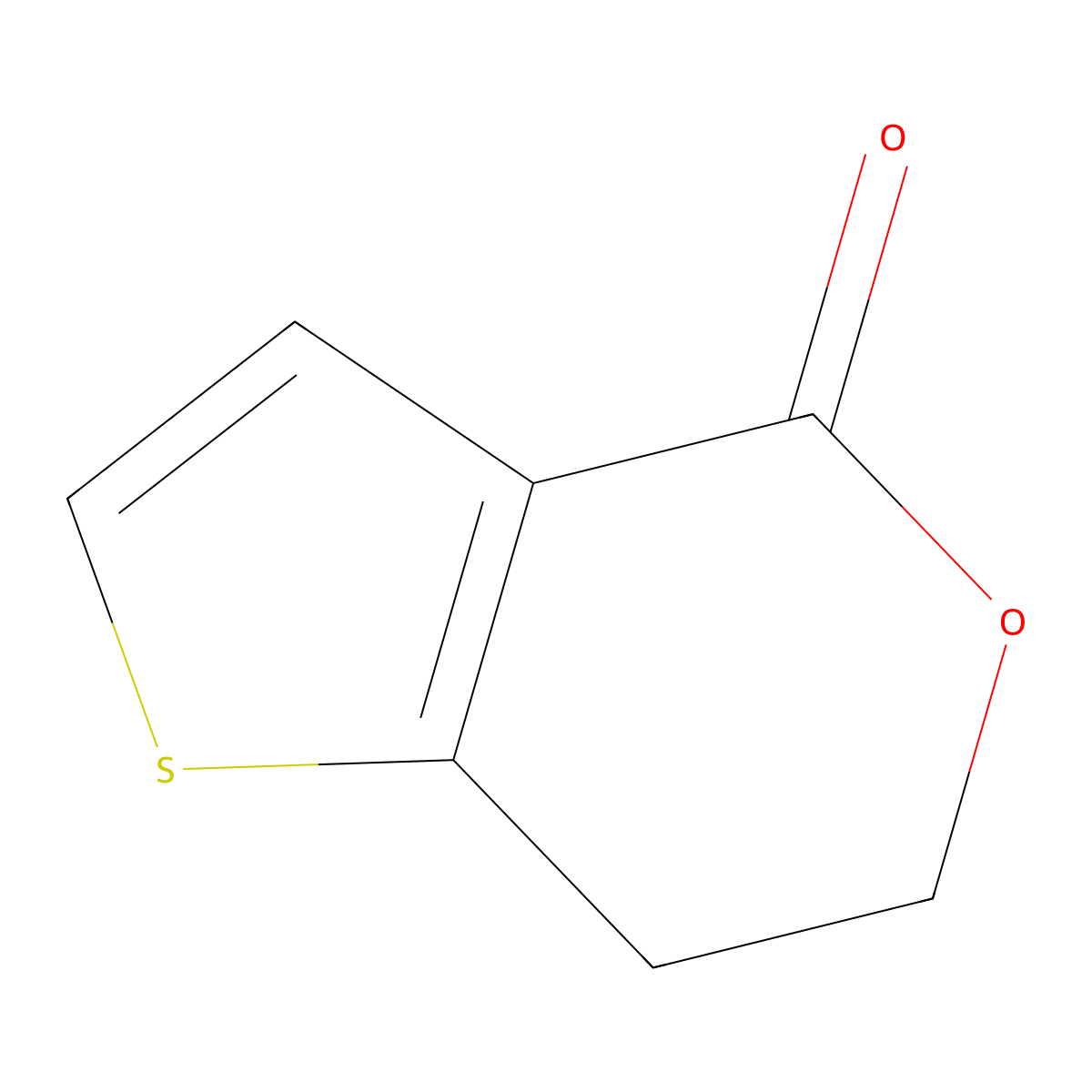 4H,6H,7H-thieno[3,2-c]pyran-4-one molecular structure, CAS 2380340-89-4