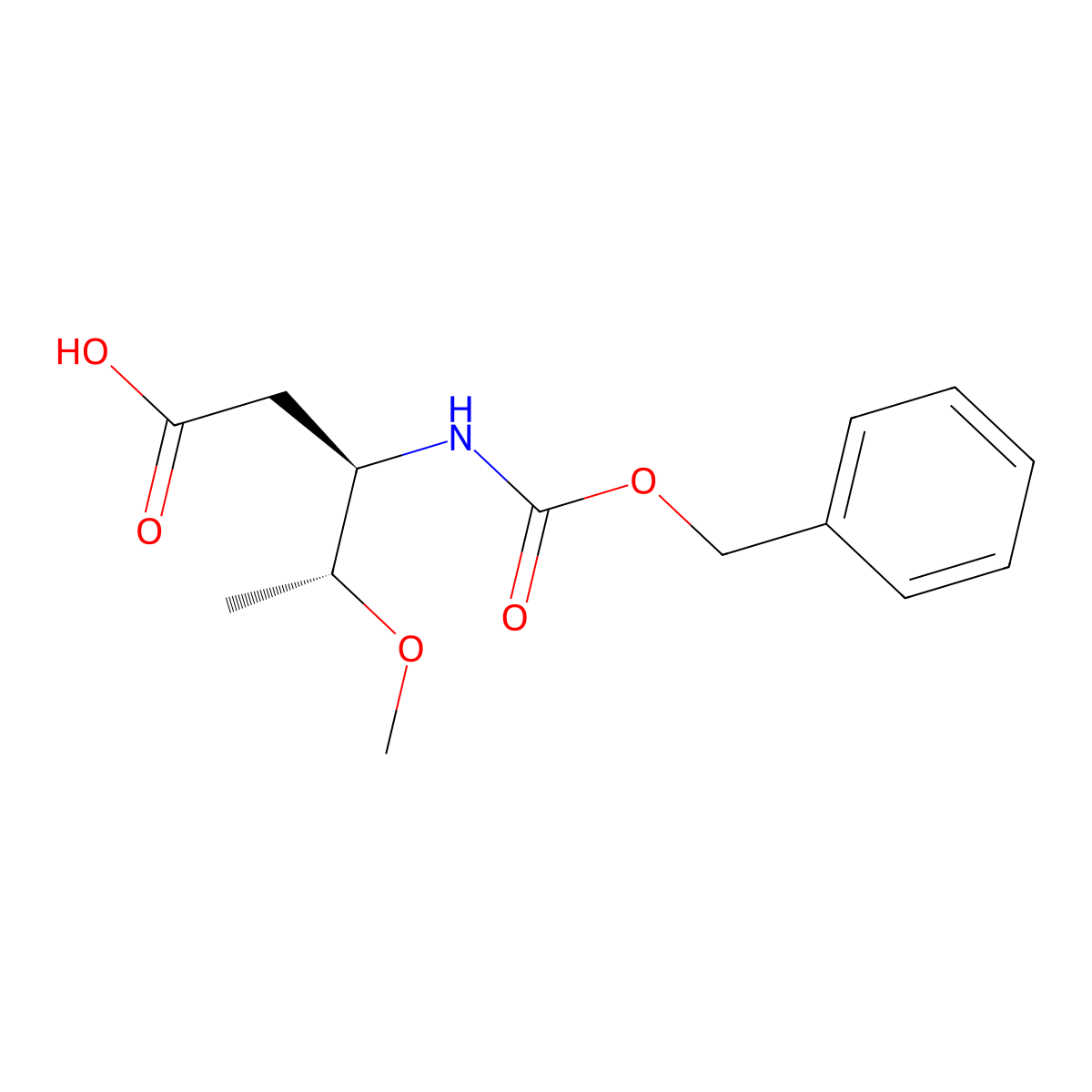 (3R,4R)-3-{[(benzyloxy)carbonyl]amino}-4-methoxypentanoic acid molecular structure, CAS 2380356-22-7