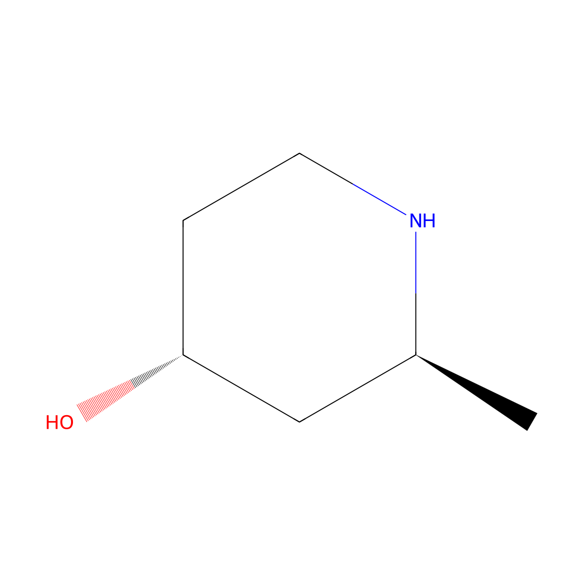 (2S,4R)-2-methylpiperidin-4-ol molecular structure, CAS 2380683-07-6