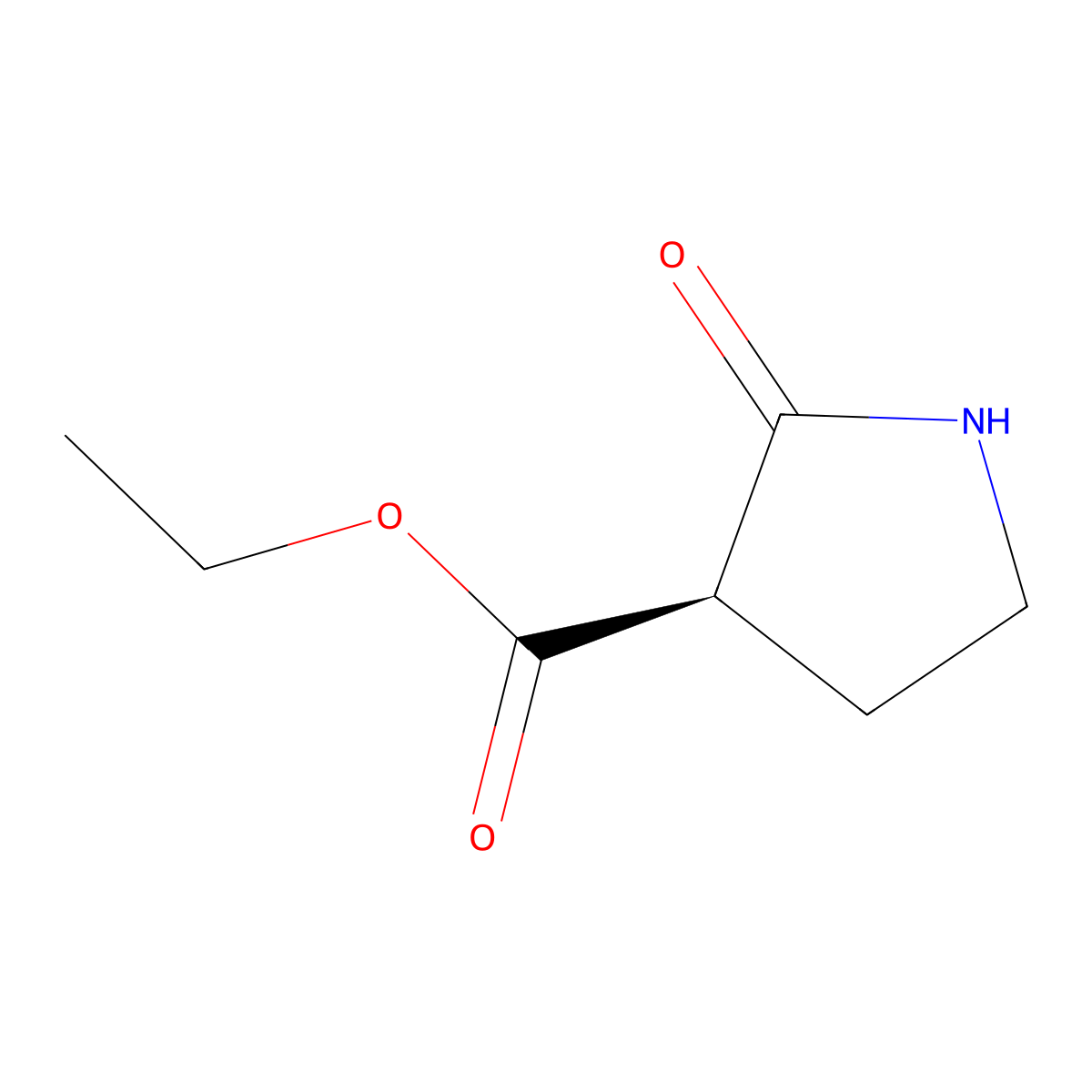 ethyl (3R)-2-oxopyrrolidine-3-carboxylate molecular structure, CAS 2380836-11-1