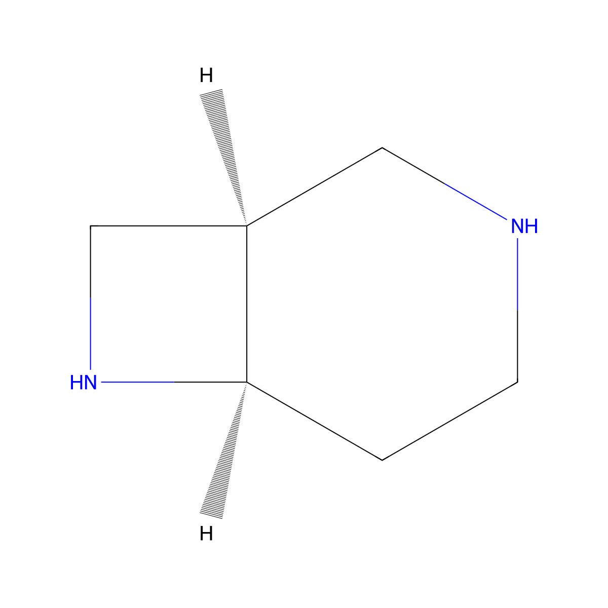 rac-(1R,6R)-3,7-diazabicyclo[4.2.0]octane molecular structure, CAS 2380868-19-7