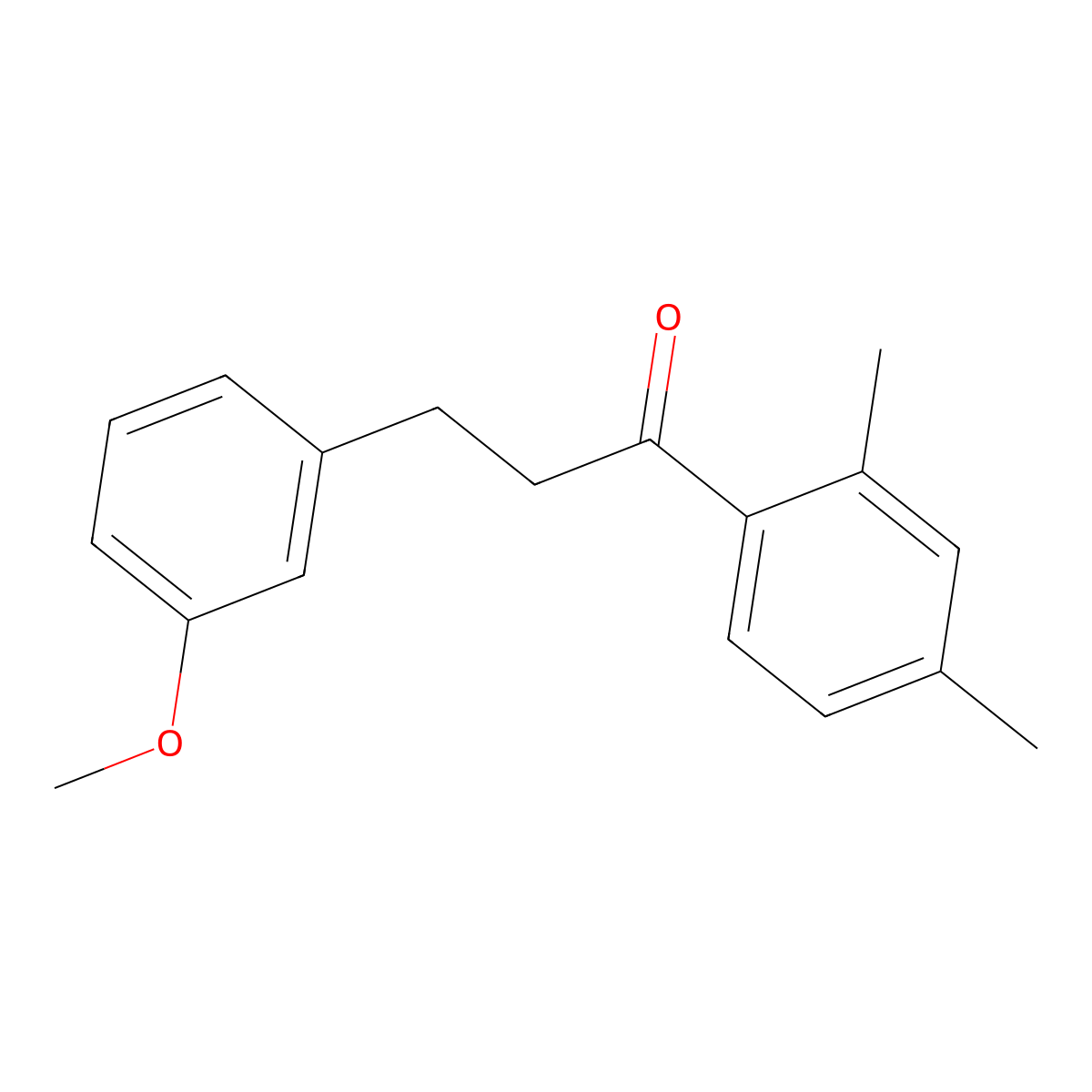 2',4'-Dimethyl-3-(3-methoxyphenyl)propiophenone molecular structure, CAS 238097-10-4