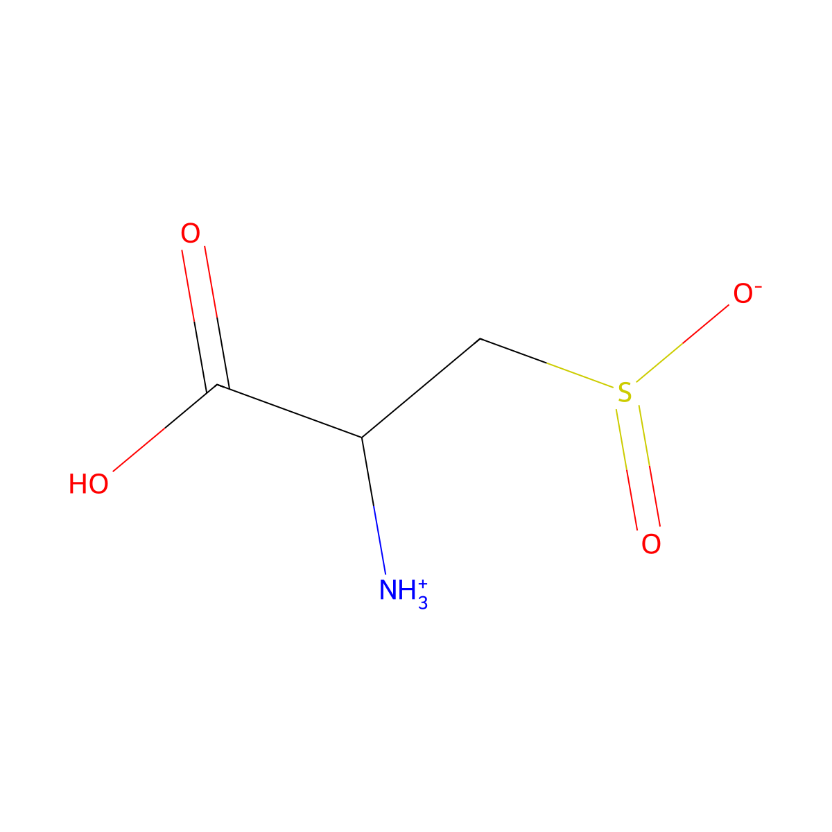 Cysteinesulfinic acid, (A+-)- molecular structure, CAS 2381-08-0