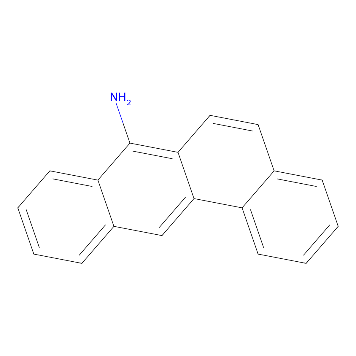 Benz(a)anthracen-7-amine molecular structure, CAS 2381-18-2
