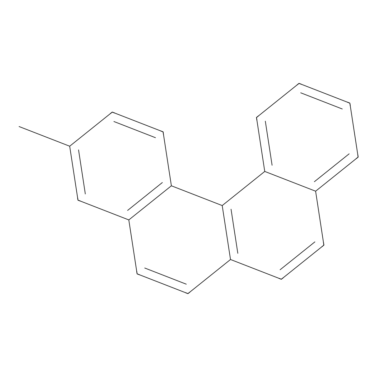3-Methylbenzo(c)phenanthrene molecular structure, CAS 2381-19-3