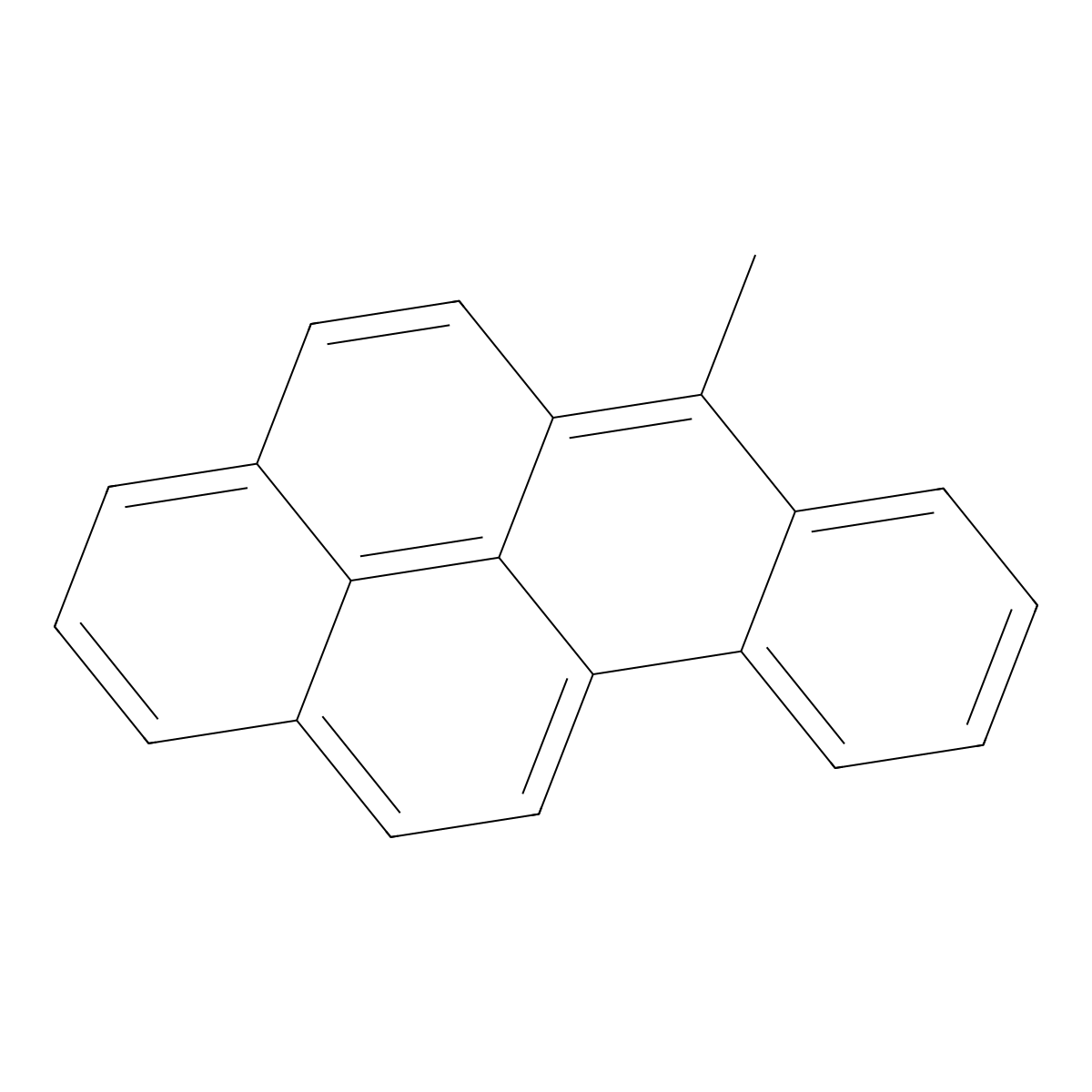 6-Methylbenzo(a)pyrene molecular structure, CAS 2381-39-7