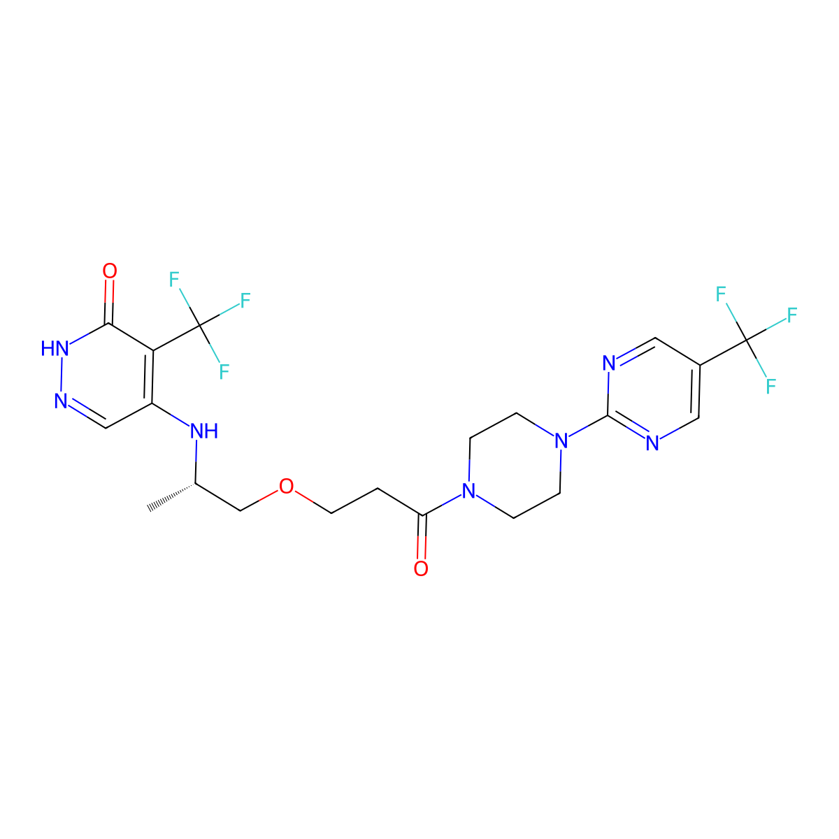 Atamparib molecular structure, CAS 2381037-82-5