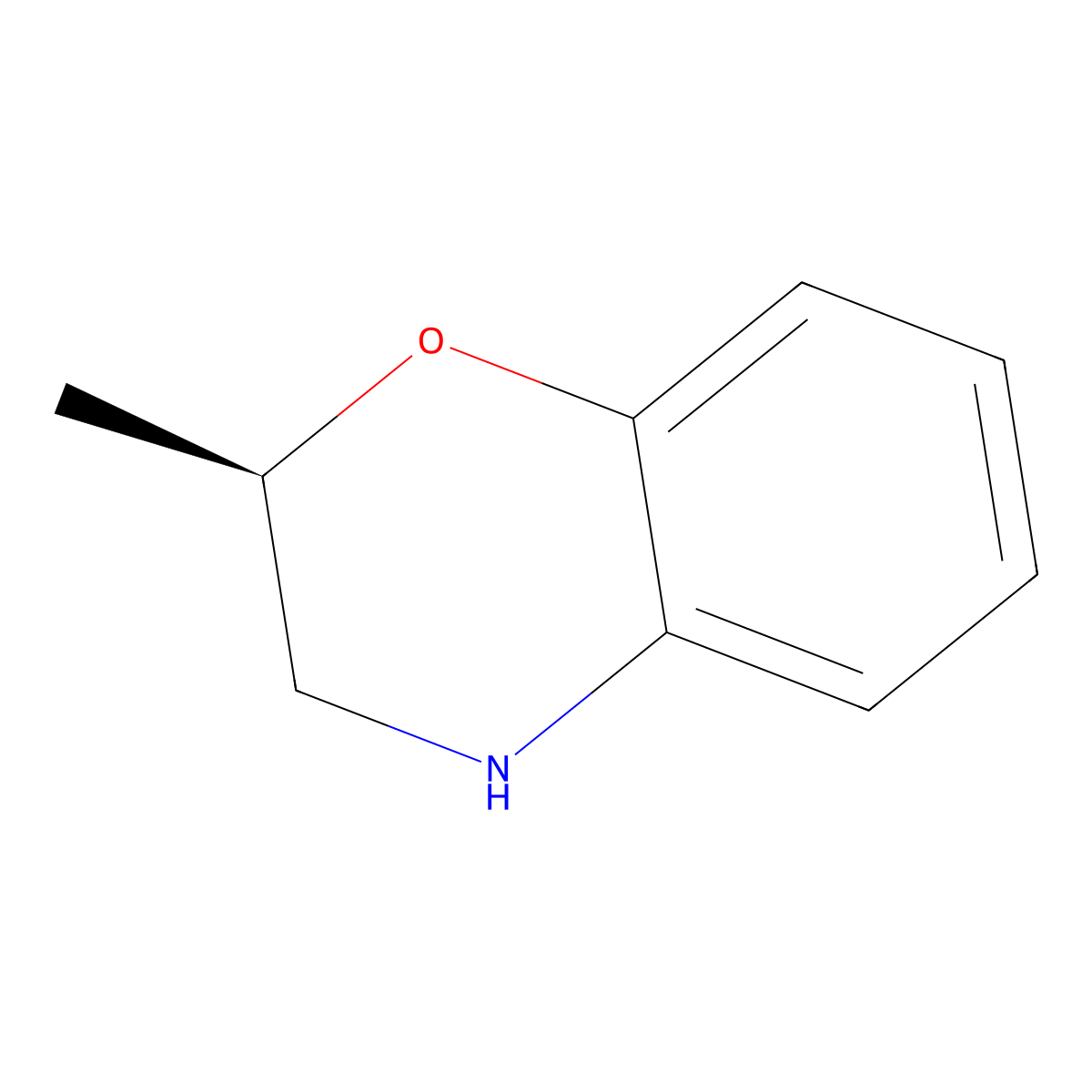 (2R)-2-methyl-3,4-dihydro-2H-1,4-benzoxazine molecular structure, CAS 2381227-53-6